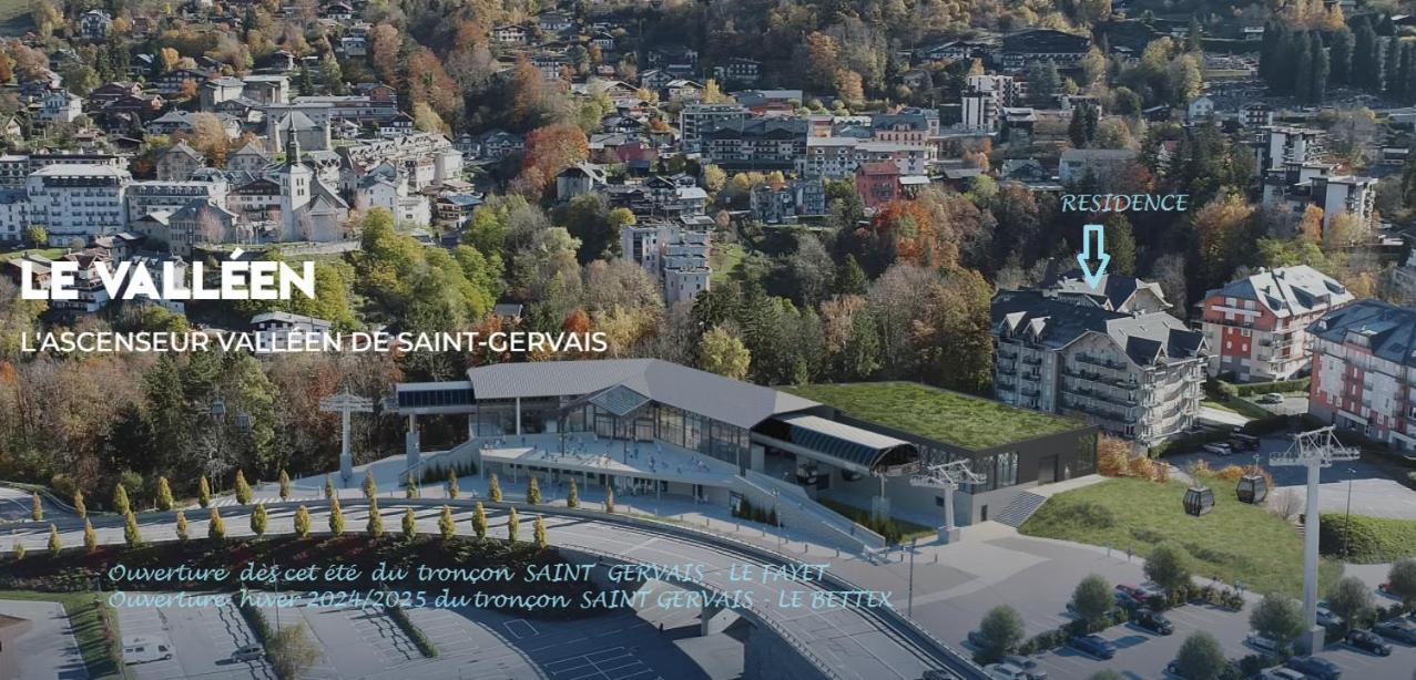 Appartement T2+Cabine Independante Au Depart Des Telecabines Saint-Gervais/Bettex/Mont D'Arbois Екстер'єр фото