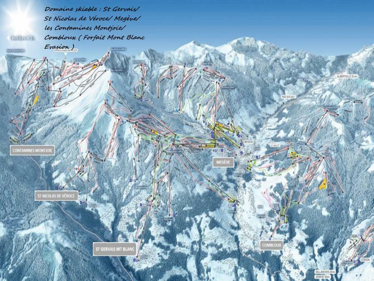 Appartement T2+Cabine Independante Au Depart Des Telecabines Saint-Gervais/Bettex/Mont D'Arbois Екстер'єр фото