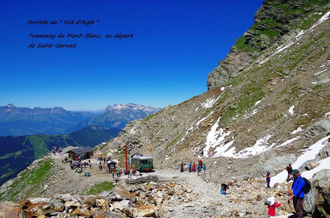 Appartement T2+Cabine Independante Au Depart Des Telecabines Saint-Gervais/Bettex/Mont D'Arbois Екстер'єр фото